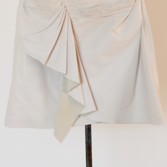 IRO PARIS Zyrma Leather Cream Skirt - Picture 6 of 13